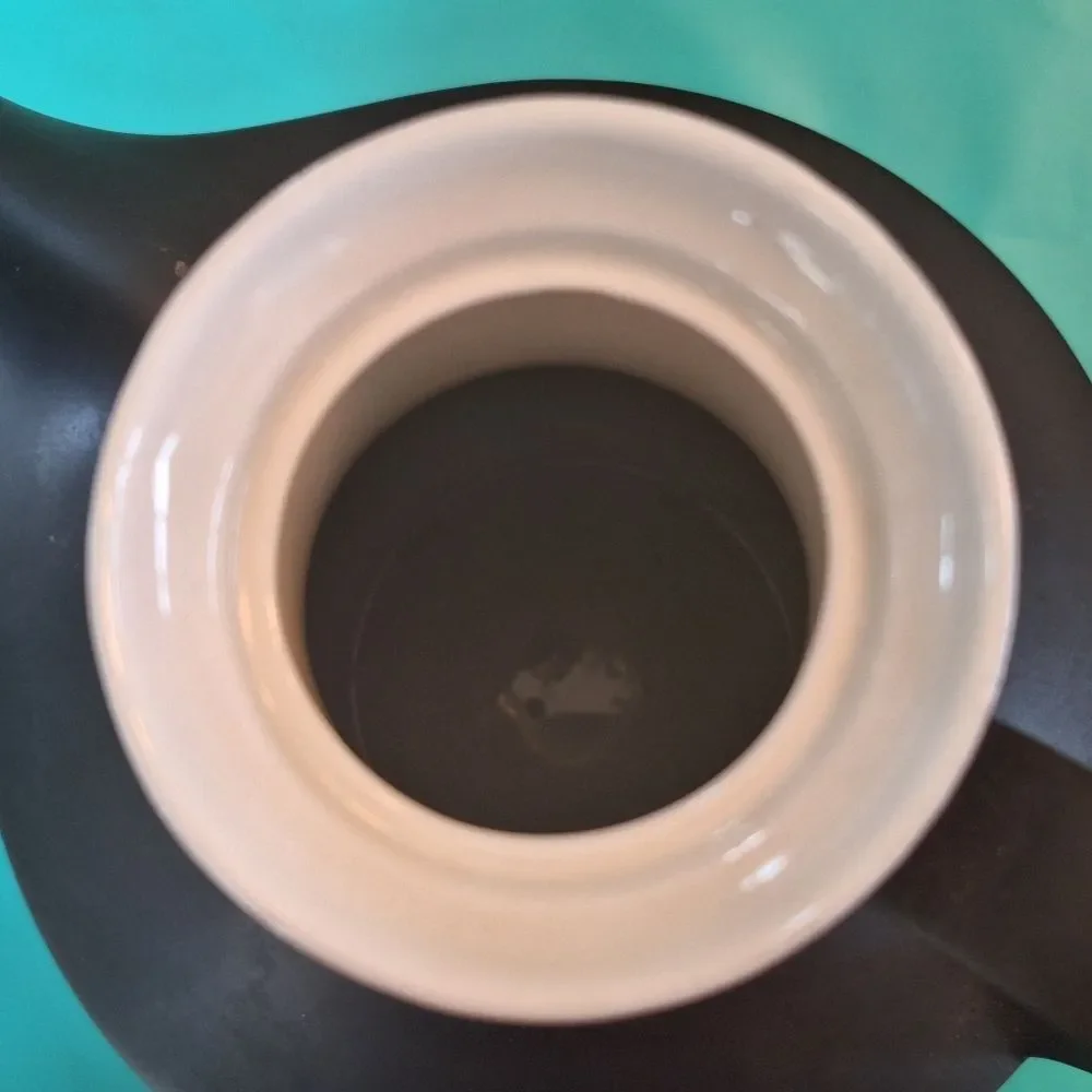 Espana Noche Block Bidasoa Demitasse/Tea Serving Pieces Spain VTG Black Matte